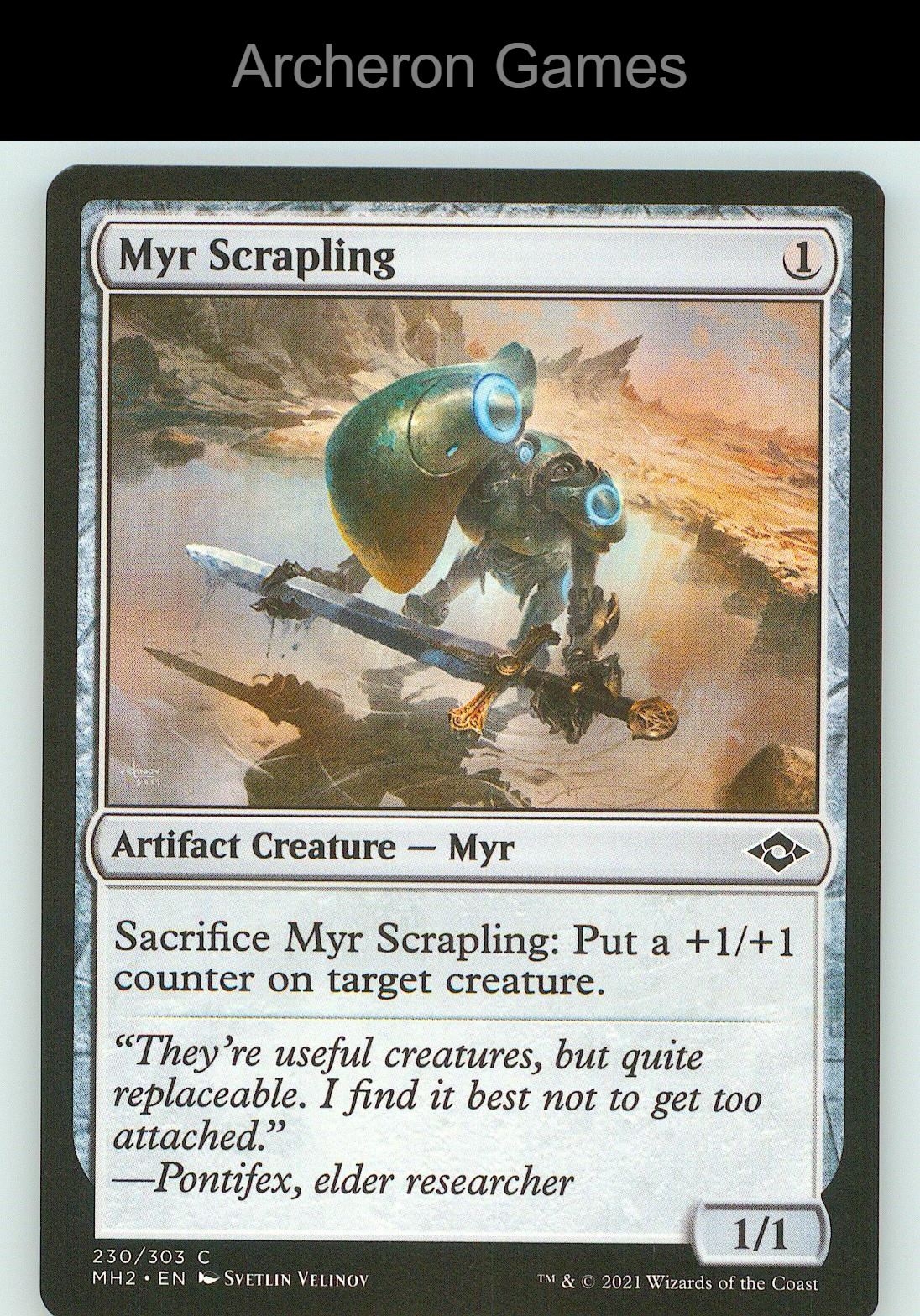 Myr Scrapling MH2 230 C MTG Card NM/EX+