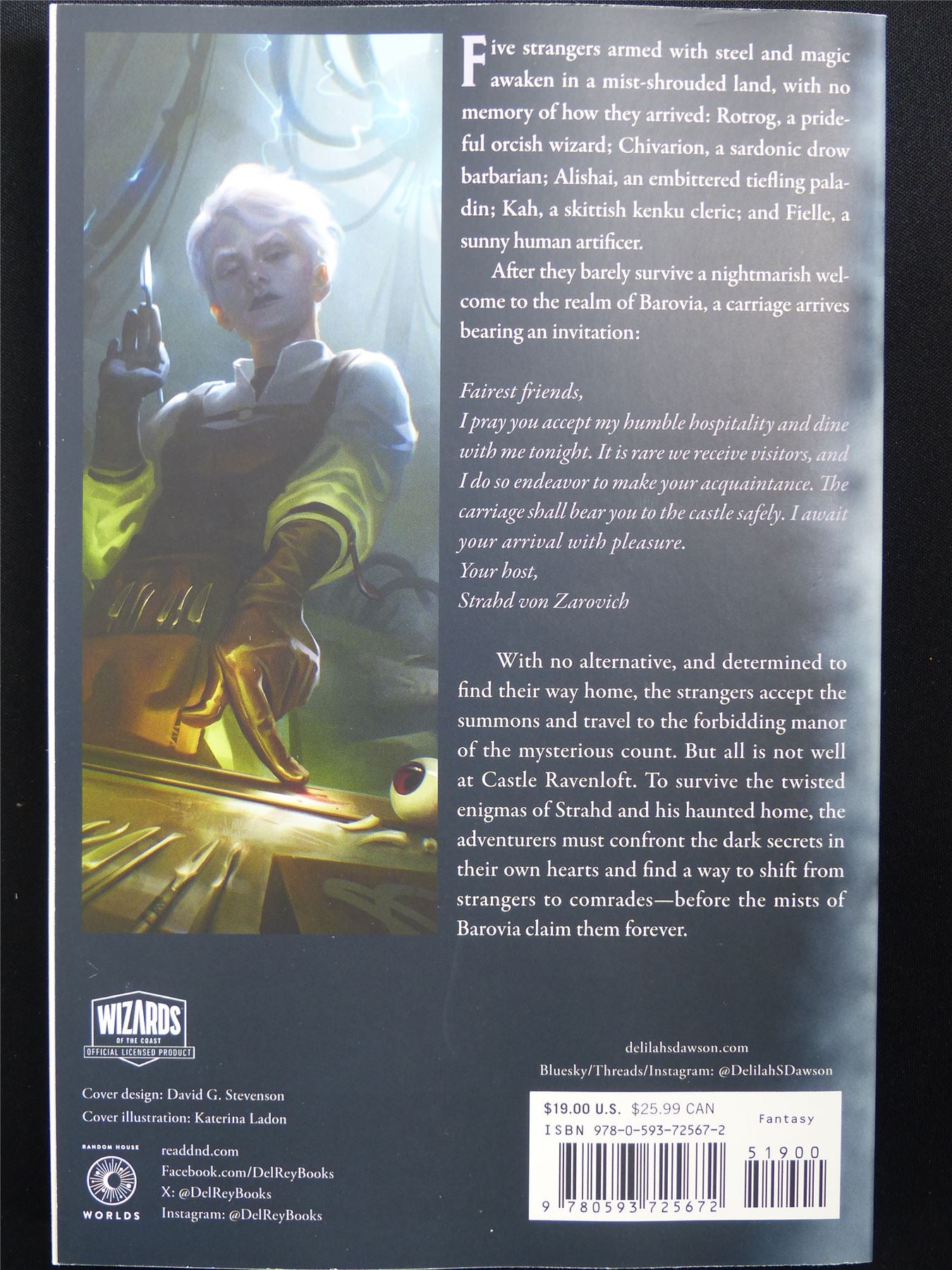 Dungeons & Dragons: Ravenloft Heir of Strahd - Novel Softback #2YK