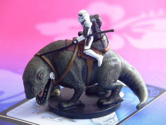 Sandtrooper on Dewback 40/60 - Star Wars Miniatures Game #59H