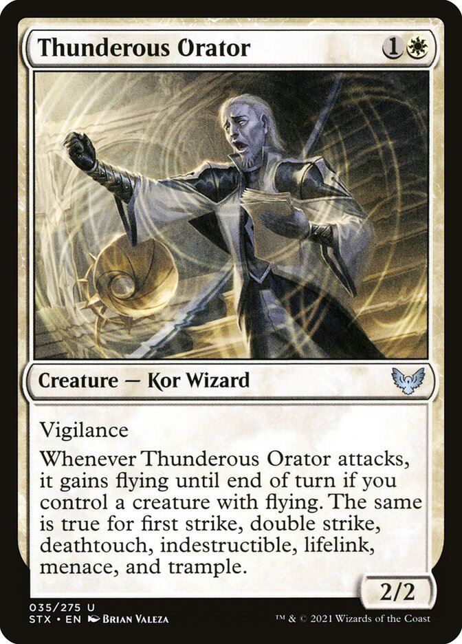 Thunderous Orator - Strixhaven: School of Mages stx