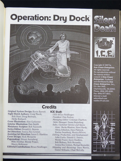 Silent Death: Operation Dry Dock Miniatures Sourcebook - I.C.E. Booklet #2QQ