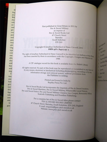 Grand Battery: A Guide for Napoleonic Wargames - Pen & Sword Rulesbook Hardback #2U8