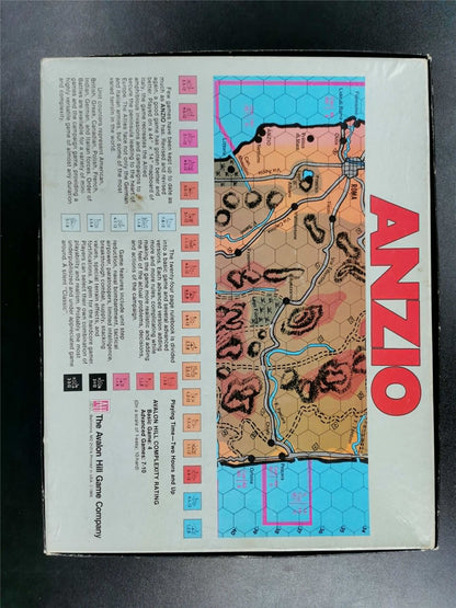 Anzio: The Struggle for Italy 1943-1945 Vintage Board Game - Avalon Hill Games #13