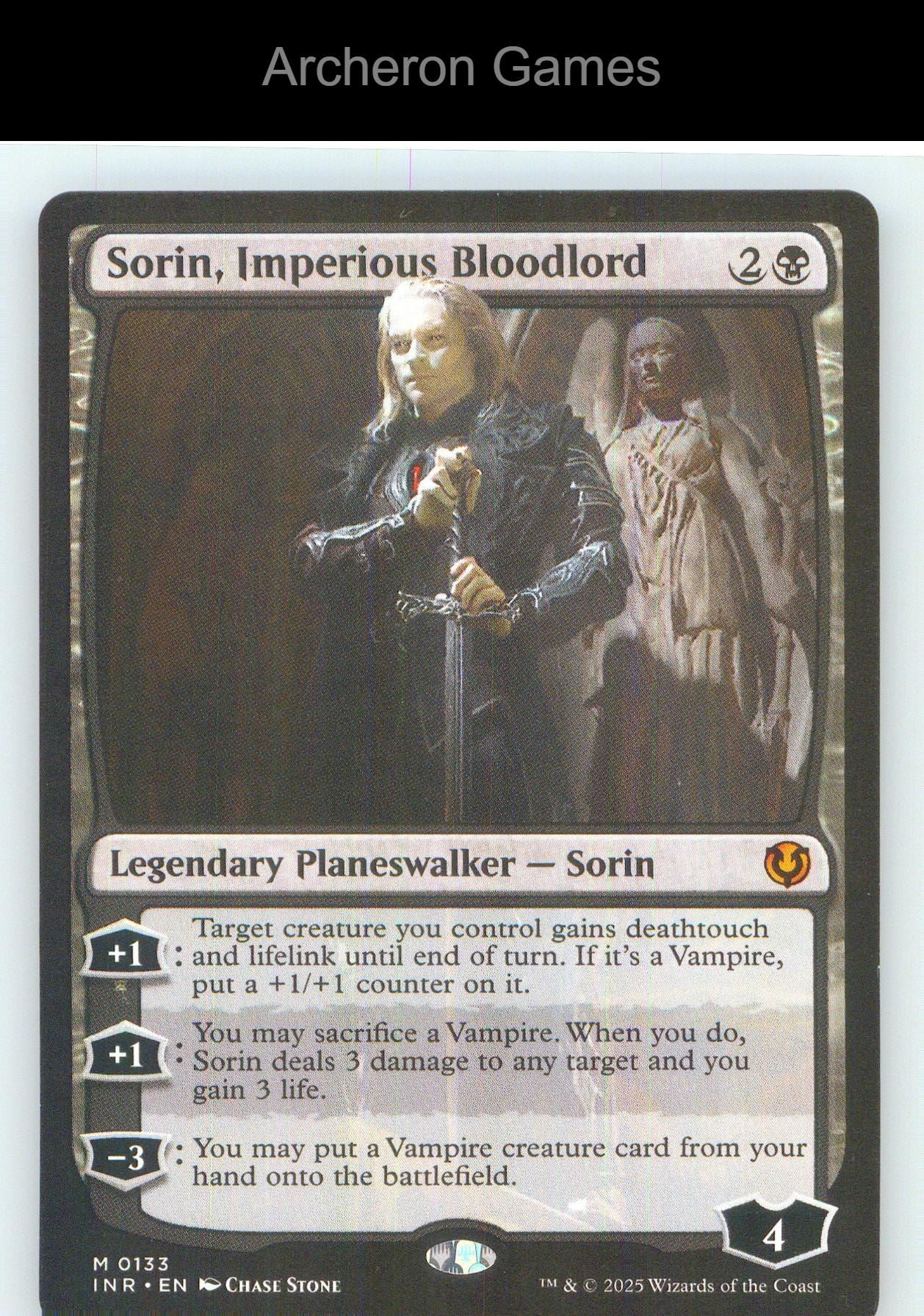 Sorin, Imperious Bloodlord INR 133 Mythic MTG Card NM/EX+