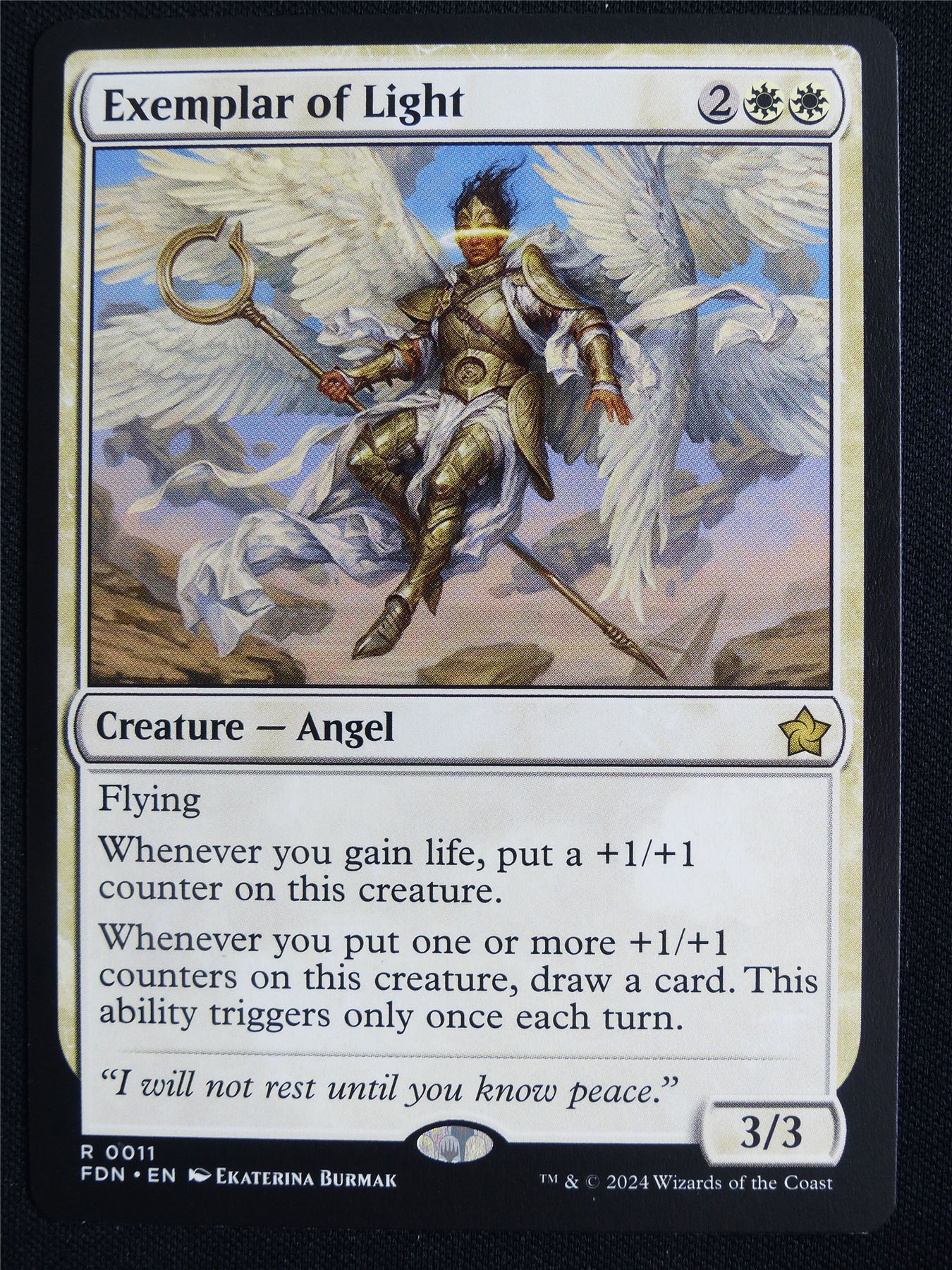 Exemplar of Light - FDN - Mtg Card #3EB
