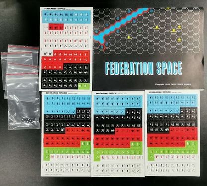 Star Trek: Federation Space Vintage Board Game - Task Force Games #12