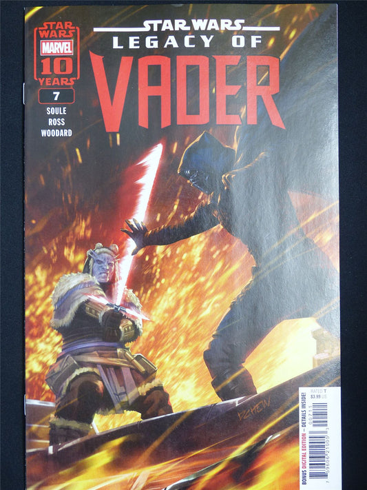 STAR Wars: Legacy of Vader #7 - Oct 2025 Marvel Comic #2NR