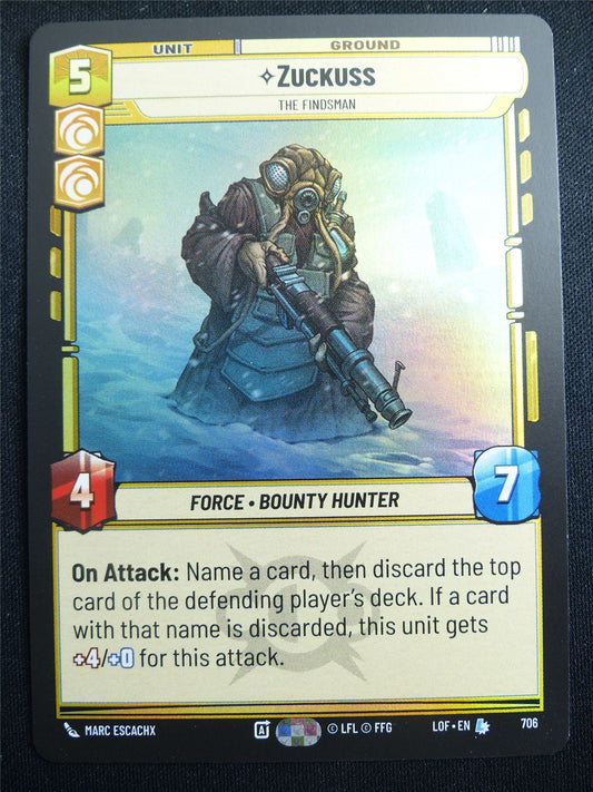 Zuckuss 706 Foil - Star Wars Unlimited Card #4FT