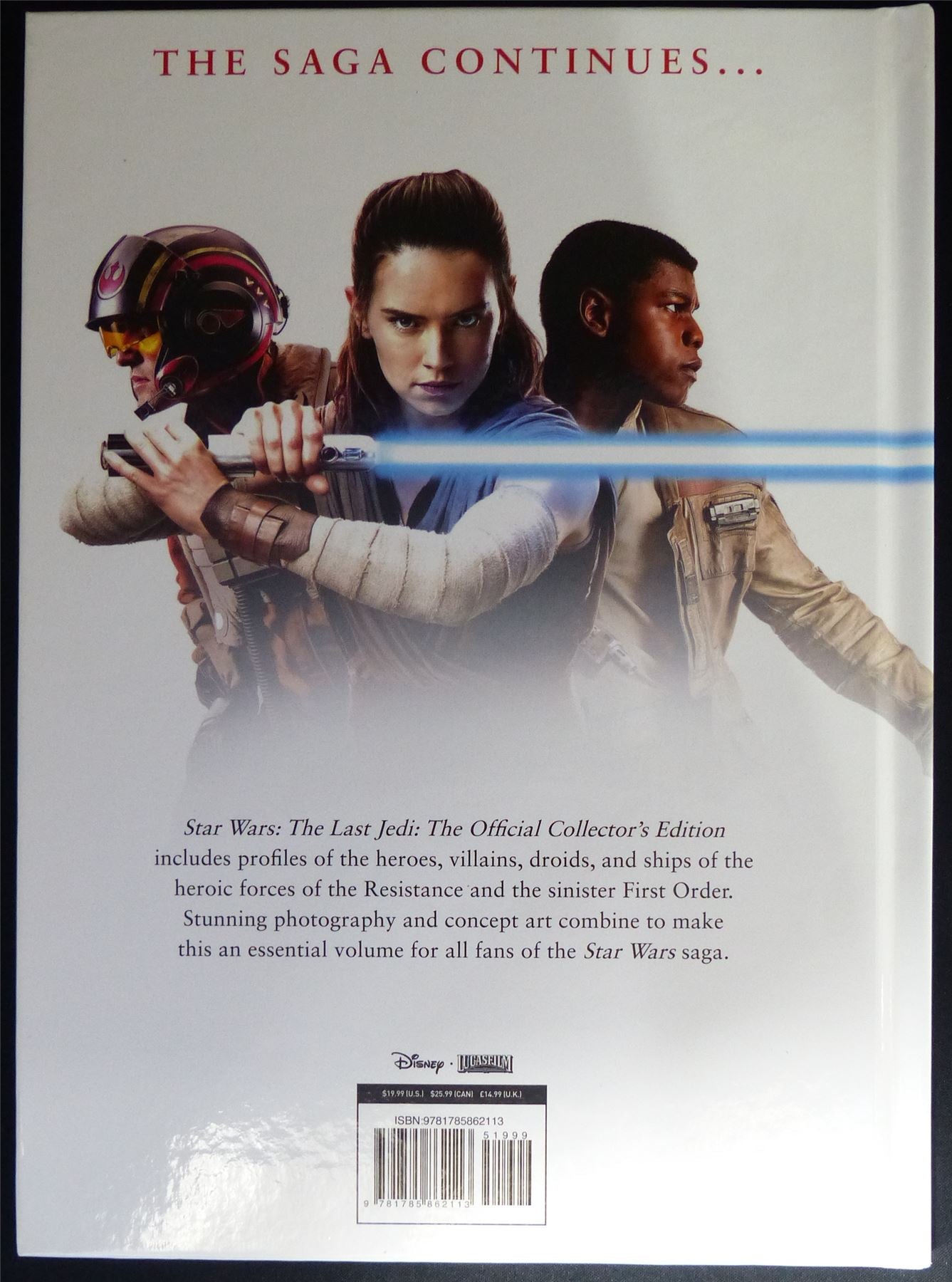 Star Wars The Last Jedi: Official Collector's Edition Gift Book - Titan Hardback #4C
