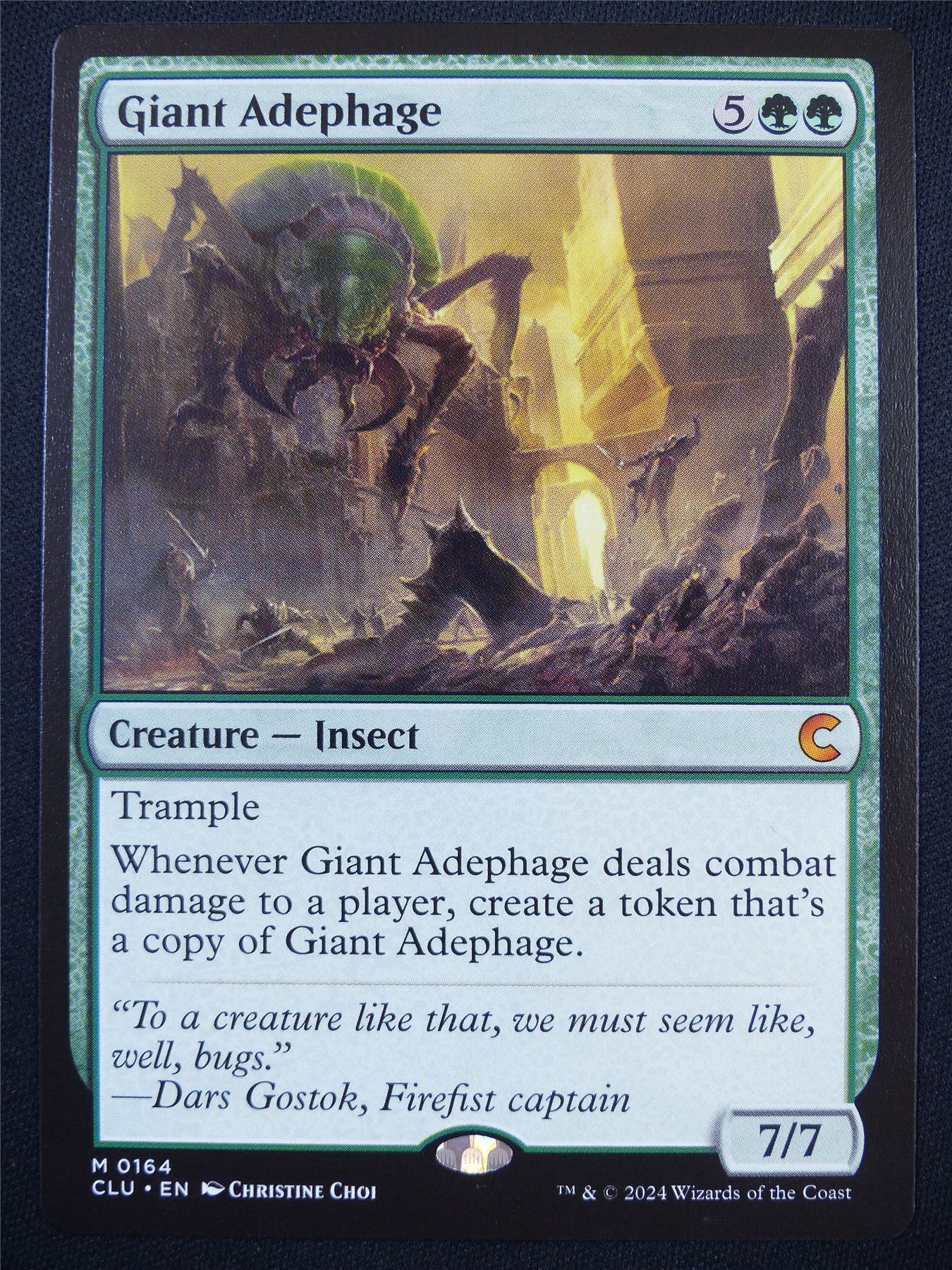 Giant Adephage - CLU - Mtg Card #5IA