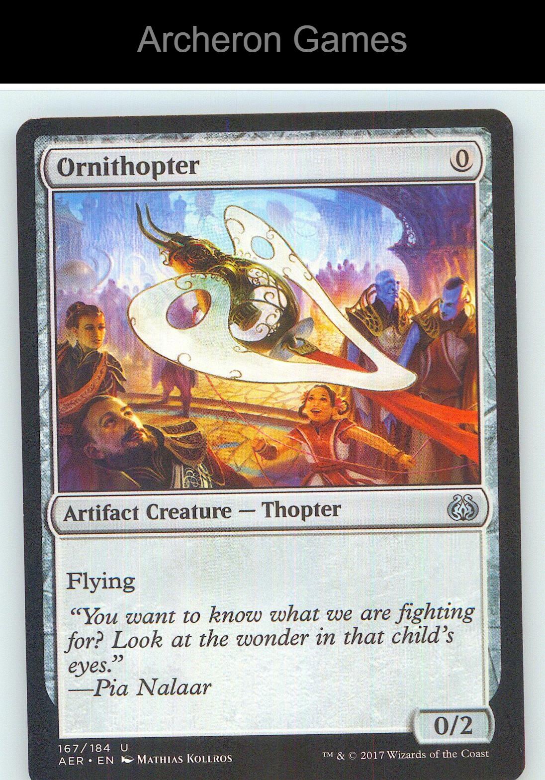 Ornithopter AER 167 UC MTG Card NM/EX+