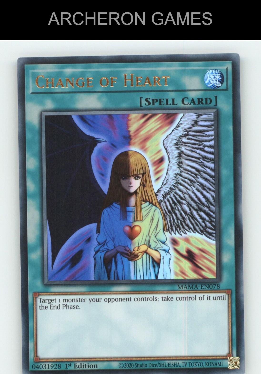 Change of Heart Ultra Rare YUGIOH Card