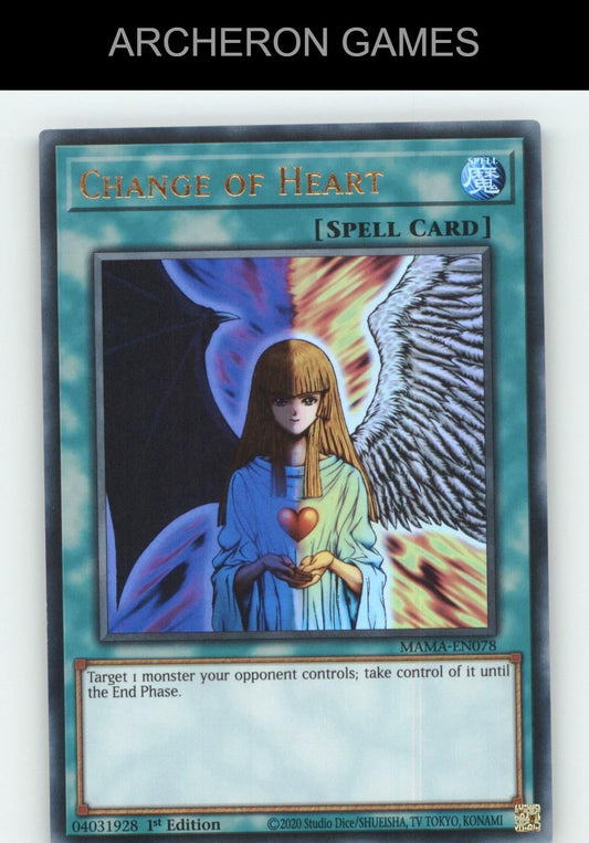 Change of Heart Ultra Rare YUGIOH Card