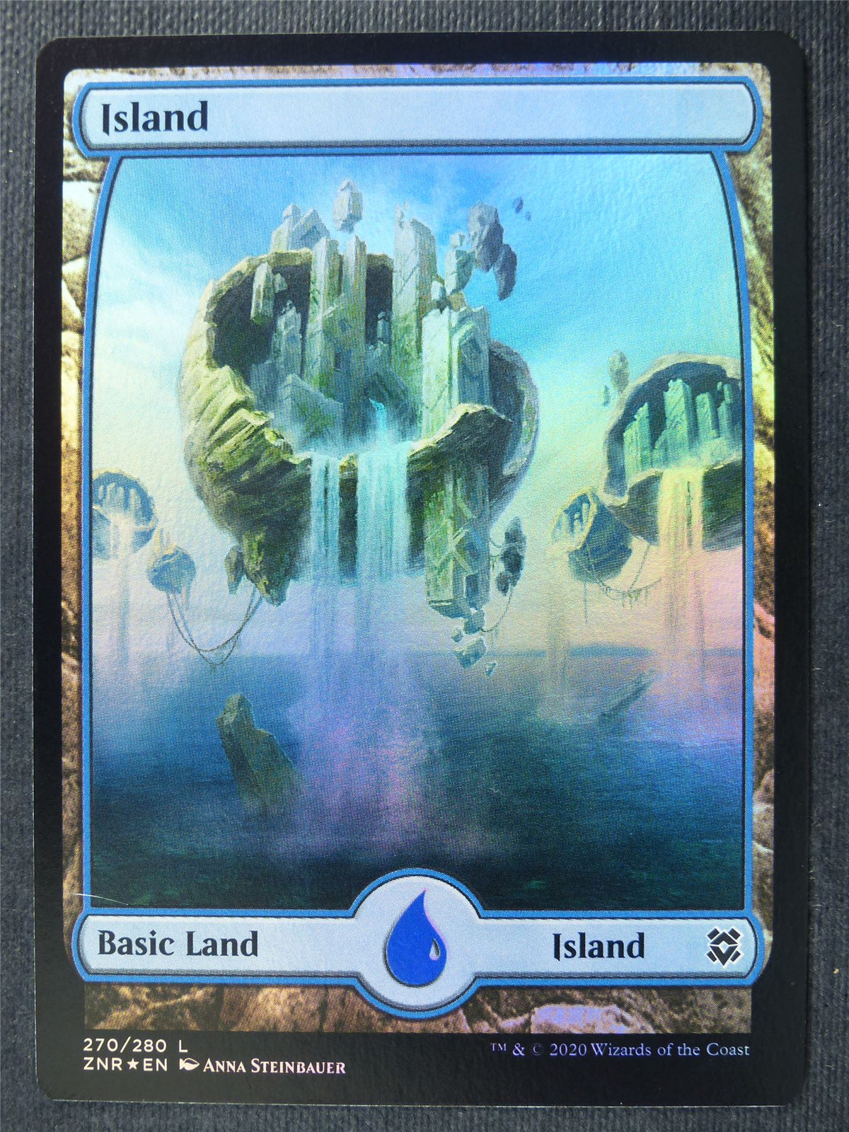 Island 270/280 Full Art Foil - Mtg Magic Cards #1CX