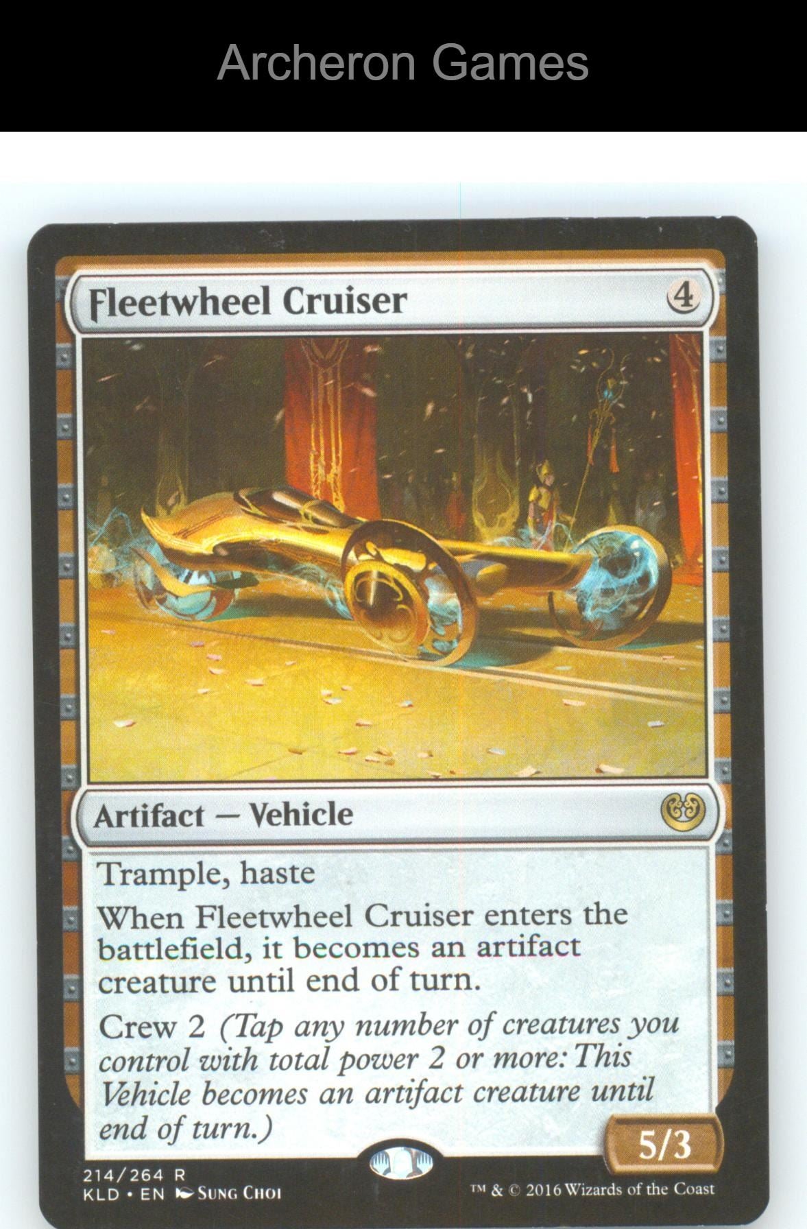 Fleetwheel Cruiser KLD 214 R MTG Card NM/EX+
