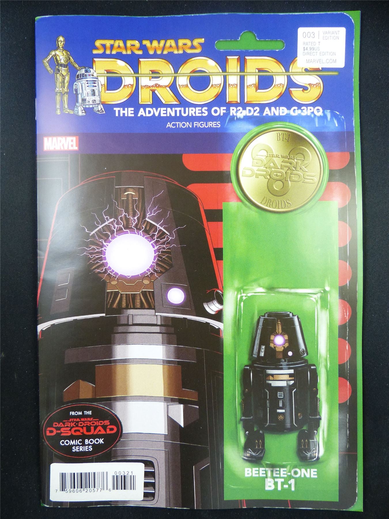 STAR Wars: Droids #3 Toy Variant - Jan 2024 Marvel Comic #Y6