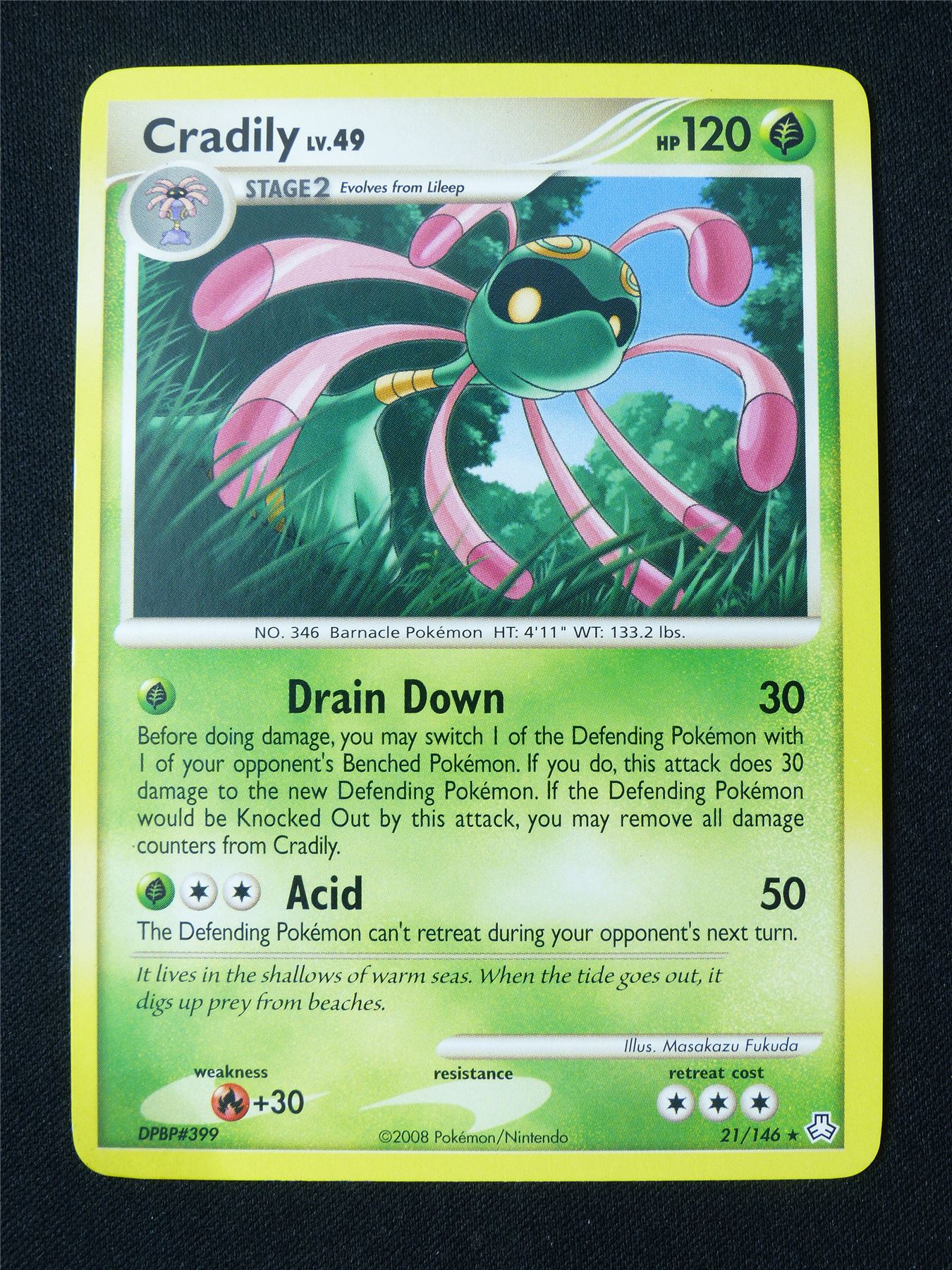 Cradily 21/146 - Pokemon Card #1B8