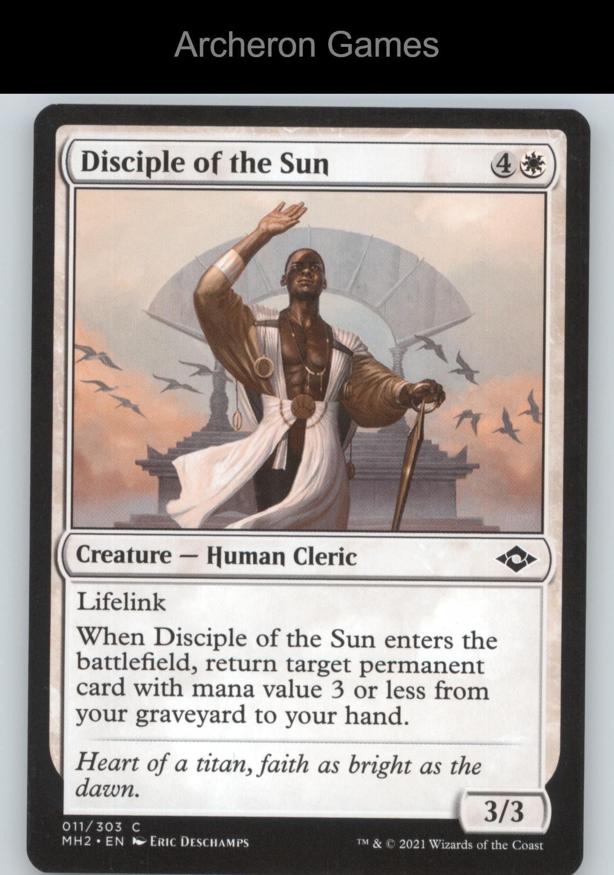 Disciple of the Sun 11 C MTG Card Modern Horizons 2