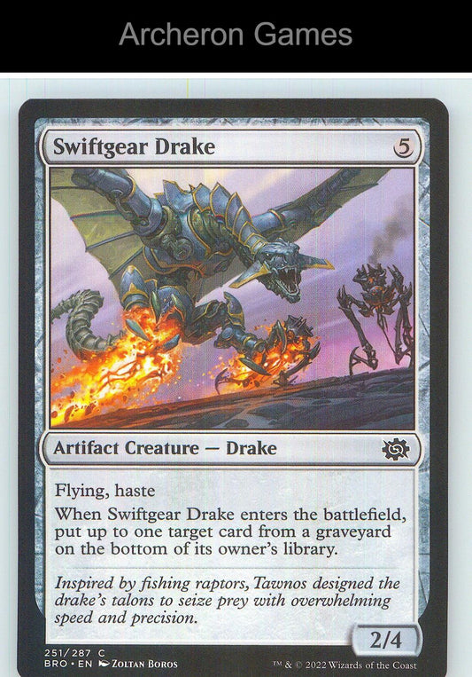 Swiftgear Drake BRO 251 C MTG Card NM/EX+