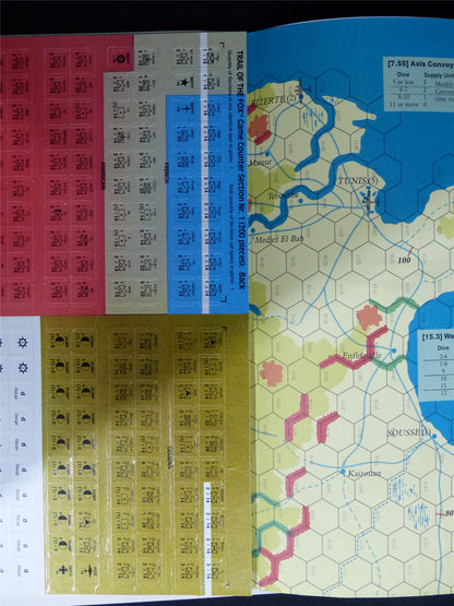 Strategy & Tactics: Trail of the Fox The Fight for Tunisia - Magazine #BI