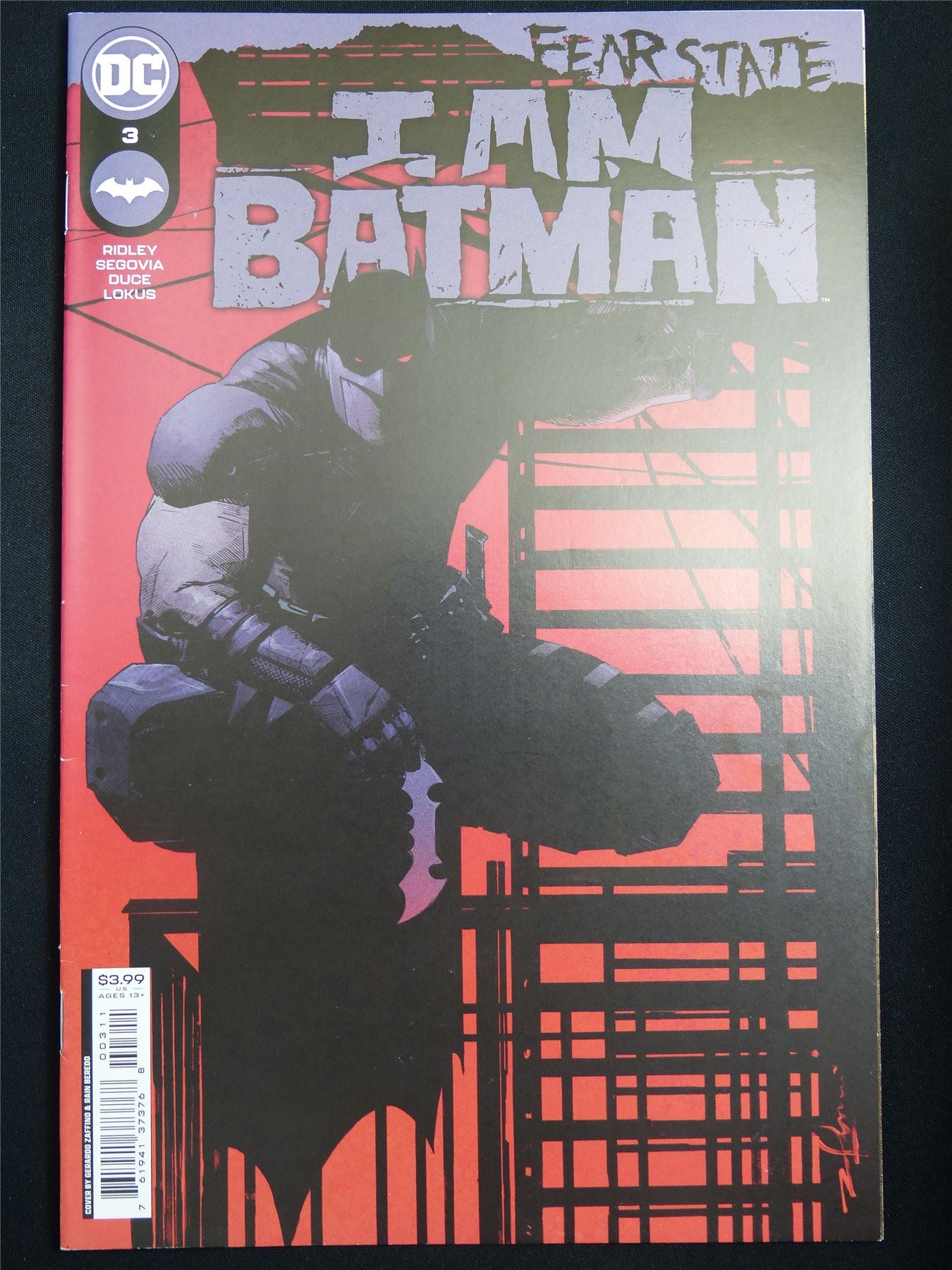 I Am BATMAN #3 Fear State - B&B DC Comic #2HS