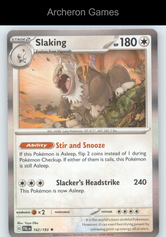 Pokemon Card Slaking (Cosmos Holo) MCAP 162/193 R Miscellaneous Cards & Products