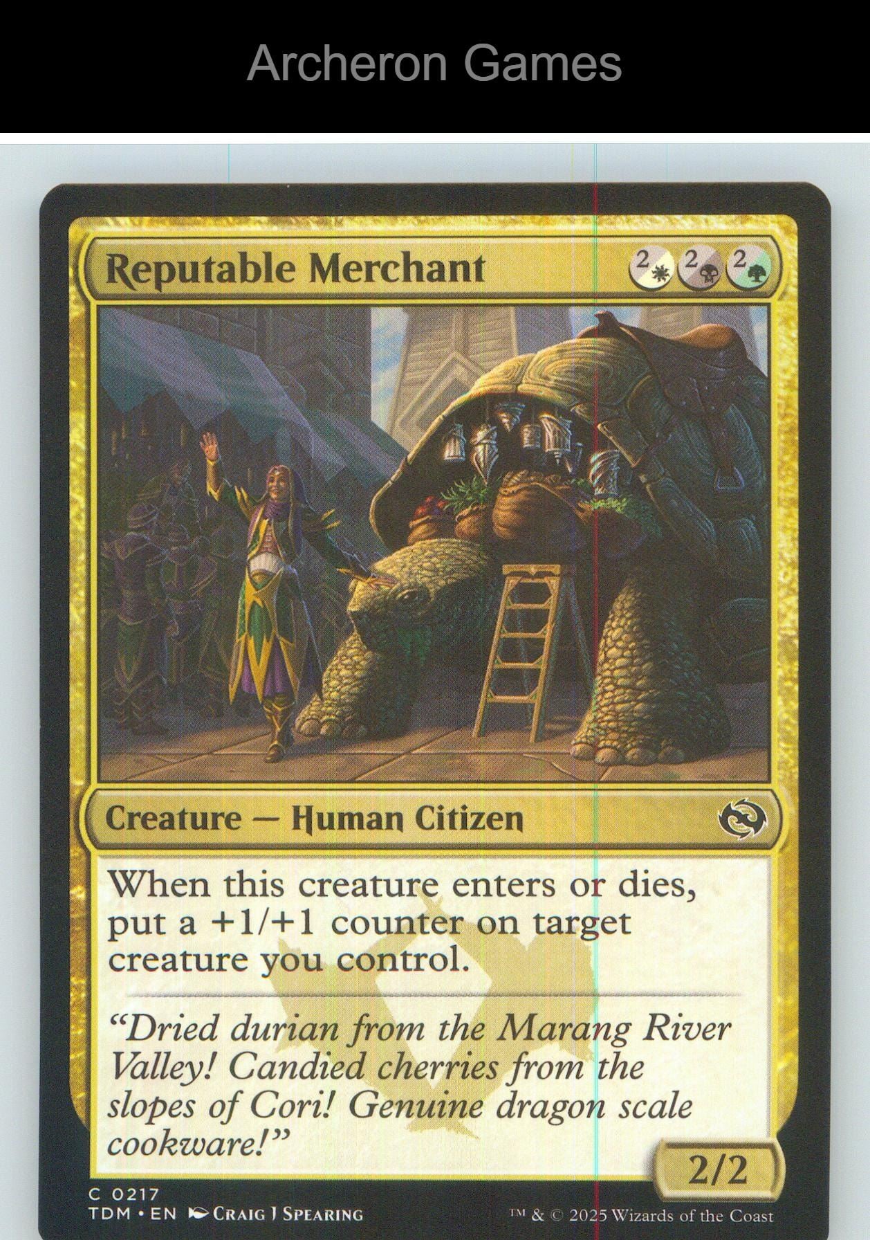 Reputable Merchant TDM 217 C MTG Card NM/EX+