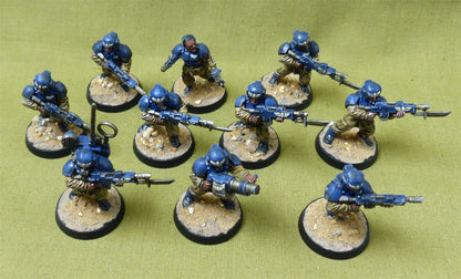 Cadian Shock Troops painted - Astra Militarum - Warhammer 40K #2Y0