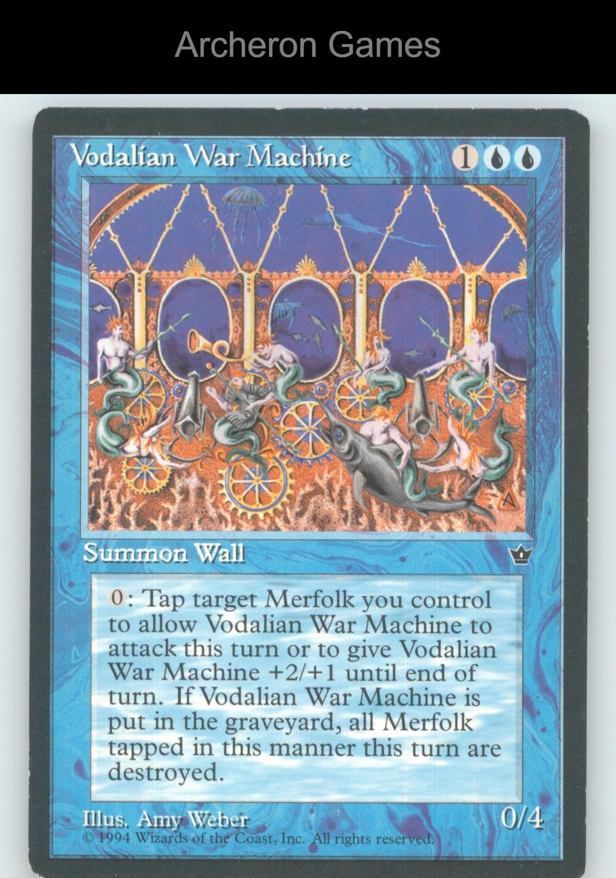 Vodalian War Machine R MTG Card Fallen Empires