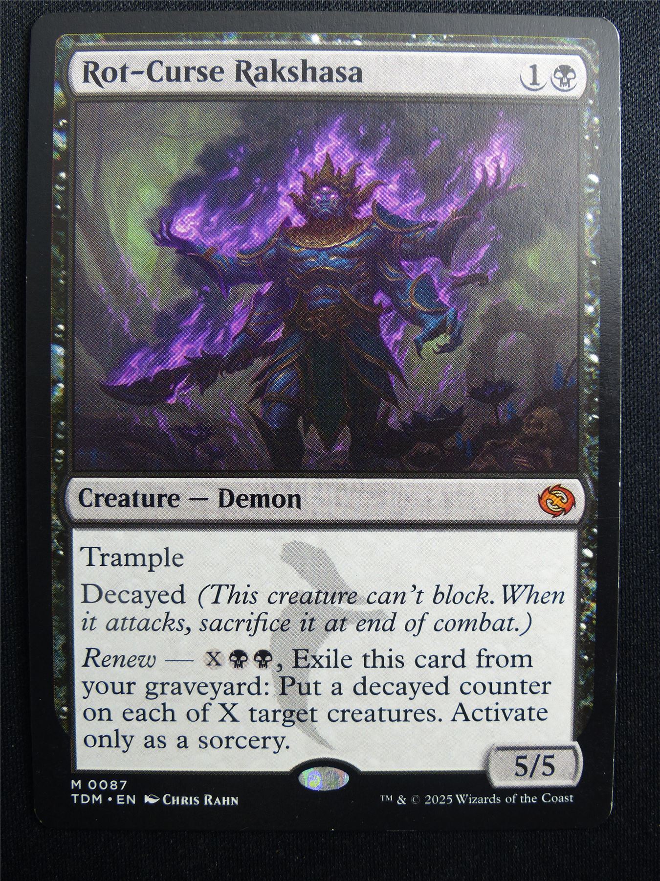 Rot-Curse Rakshasa - TDM - Mtg Card #3FT