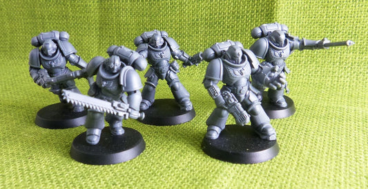 Assault Intercessor Squad x 5 Models - Space Marines - Warhammer AoS 40k #JJ