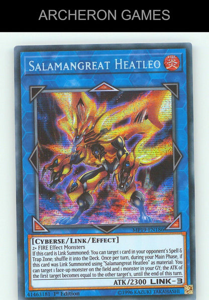 Salamangreat Heatleo SEC YUGIOH Card