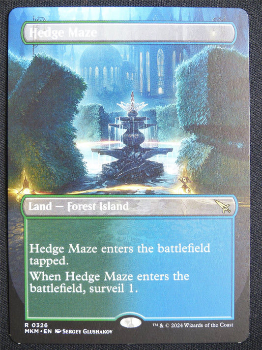 Hedge Maze Borderless - MKM - Mtg Card #217