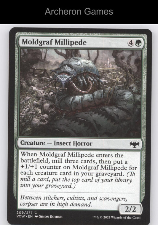 Moldgraf Millipede 209 C MTG Card Innistrad: Crimson Vow