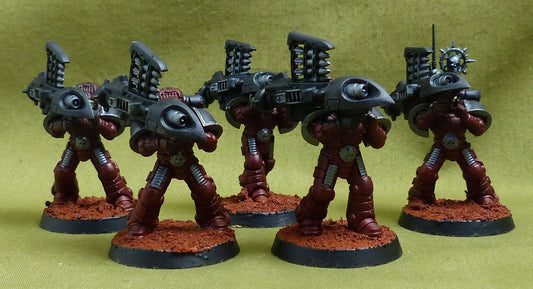 MKII Tactical Squad with upgrades set of 5 - Adepta Astartes - Warhammer HH #527