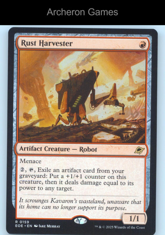 Rust Harvester 159 R MTG Card Edge of Eternities