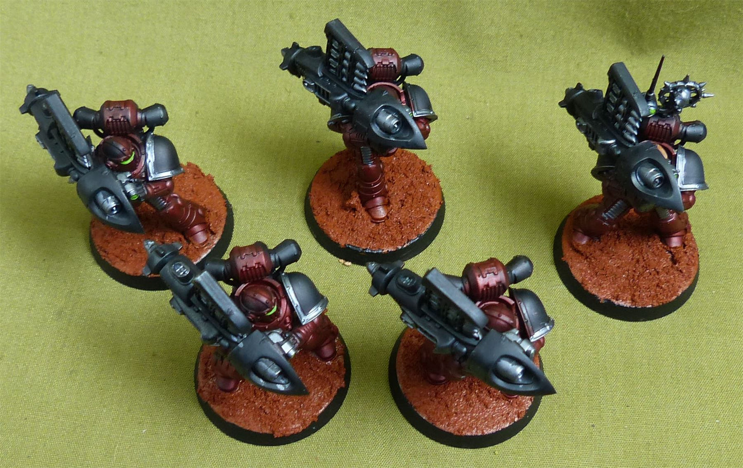 MKII Tactical Squad with upgrades set of 5 - Adepta Astartes - Warhammer HH #527