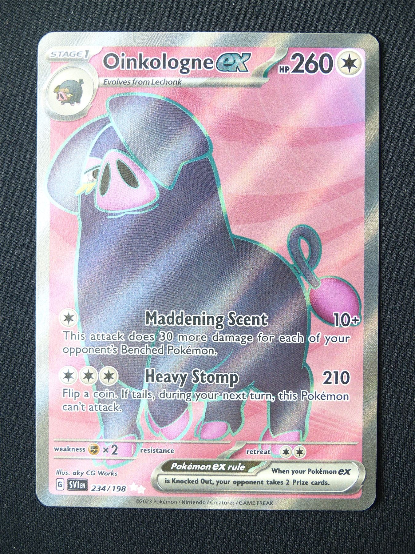 Oinkologne EX 234/198 Textured Holo - Pokemon Card #5VF