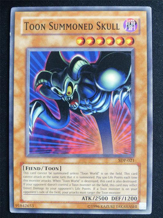 Toon Summoned Skull SDP - Yugioh Card #4QZ