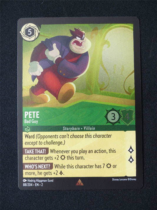 Pete 88/204 Foil - Lorcana Card #3CS