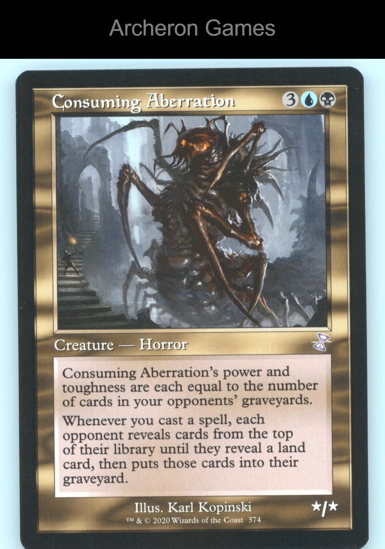 Consuming Aberration 374 Special MTG Card Time Spiral: Remastered
