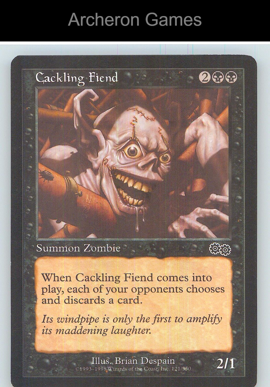 Cackling Fiend USG 121 C MTG Card NM/EX+