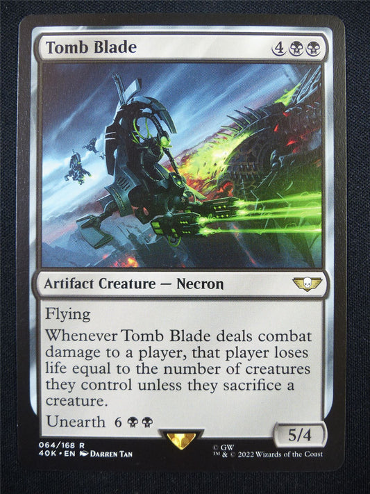 Tomb Blade - 40K - Mtg Card #26A