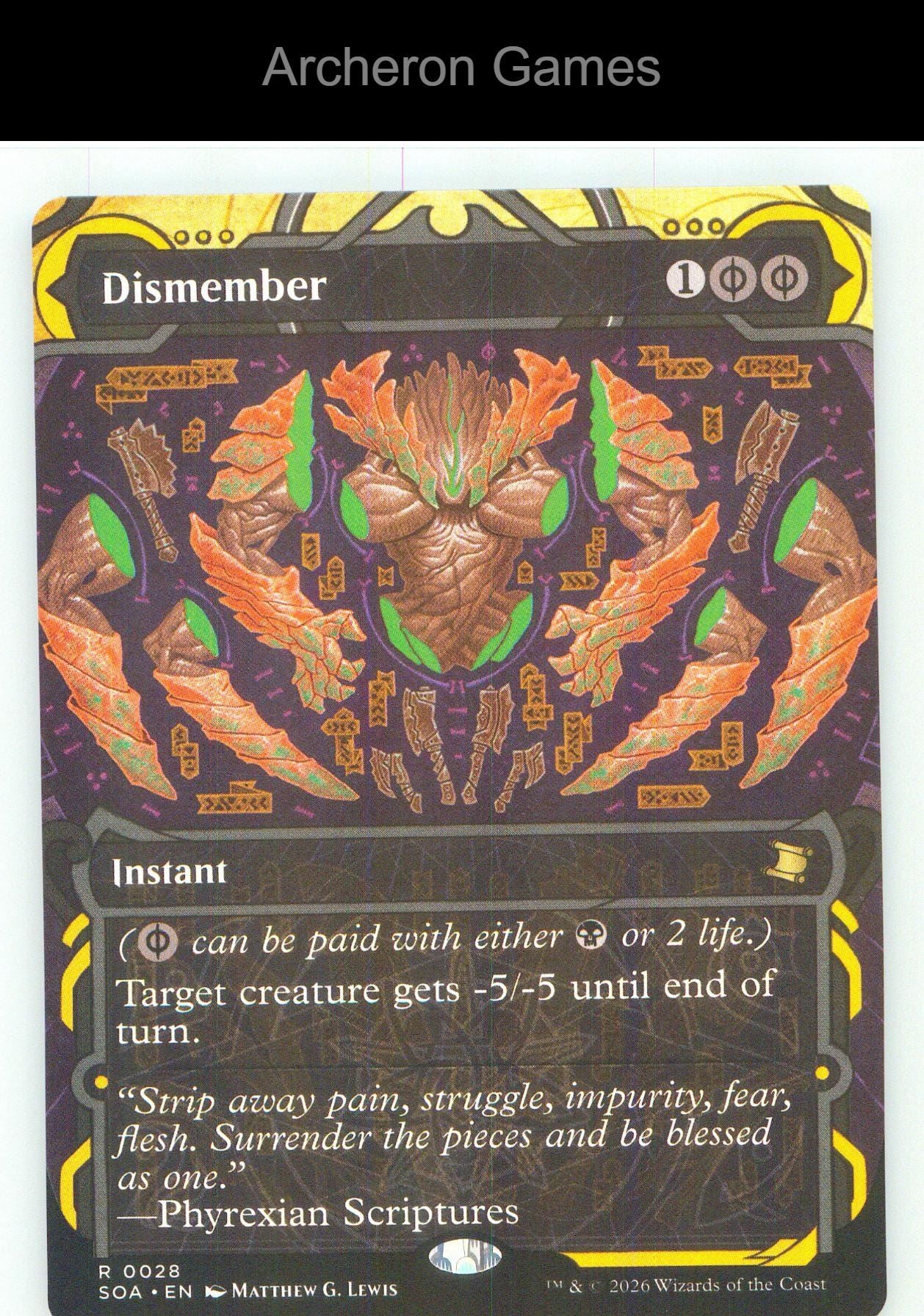 Dismember SOA 28 R MTG Card NM/EX+