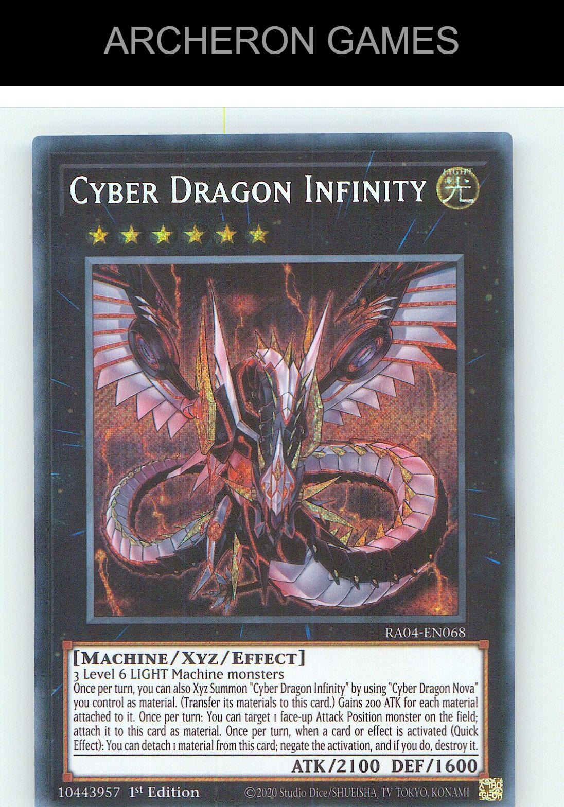 Cyber Dragon Infinity (Secret Rare) SEC YUGIOH Card 1st Edition