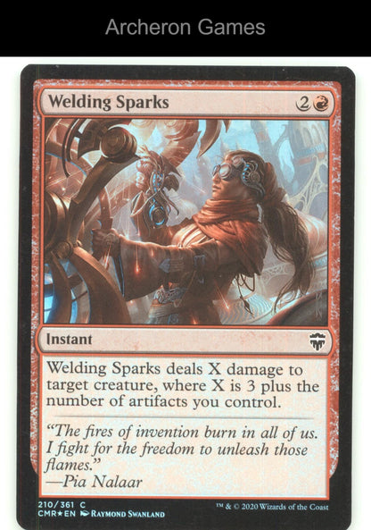 Welding Sparks 210 C MTG Card Commander Legends