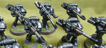 MKIII Tactical Squad set of 10 painted - Iron Hands - Warhammer Horus Heresy #2QL