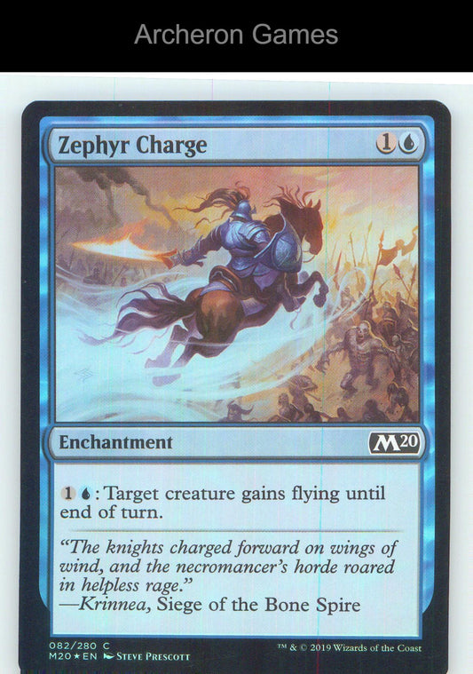 Zephyr Charge M20 82 C MTG Card NM/EX+ Foil
