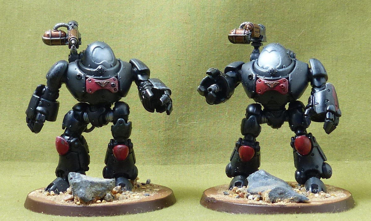Kastelan Robots painted - Adeptas Mechanicus - Warhammer 40k #3M4
