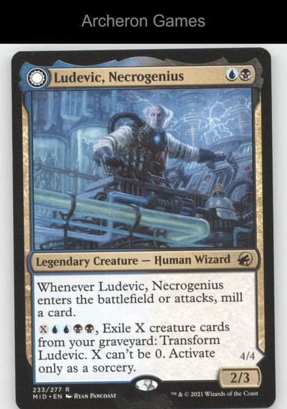 Ludevic, Necrogenius 233 R MTG Card The List Reprints